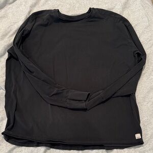 Black Vuori l/s feather tee size small
